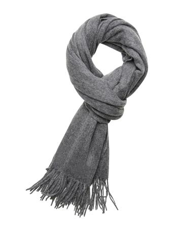 Les Deux Solid Wool Scarf Accessories Scarves Winter Scarves Grå Les Deux