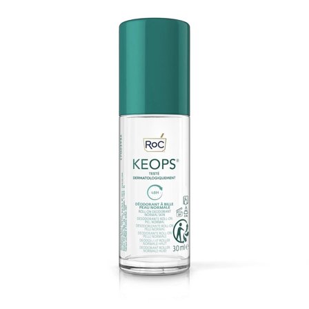 Roc Keops Deodorante Roll-On 30ml per Pelle Normale
