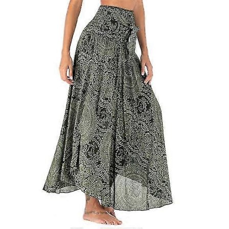 Kvinners Lange Bohemstil Gypsy Boho Hippie Skjørt (FMY)