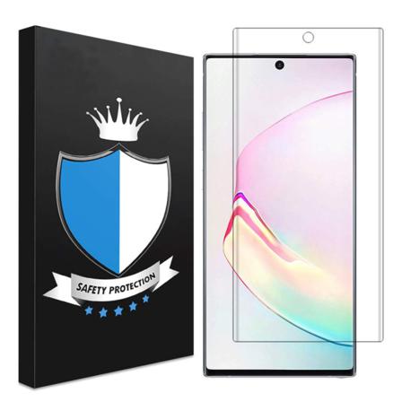 Heltäckande Skärmskydd Samsung Note 10 Plus I Plast Fingerprint Transparent One Size