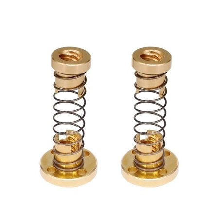 4 kpl välyksenesto jousitettu mutteri 2 mm lyijy 8 mm T8 johtoruuvi