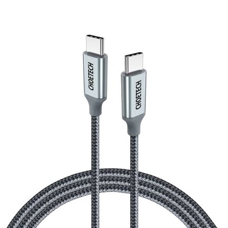 Choetech XCC-1002-GY USB-C - USB-C PD QC-kabel 100W 5A 480Mb/s 1,8m - grå