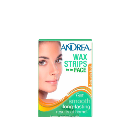 Andrea Wax Strips Face Hårborttagning Dam 24 ST