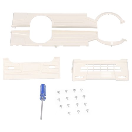 RC Truck Karosseri Dekorativ Deksel Ventil Omgitt Modifikasjonsdeler for WPL D12 Hvit