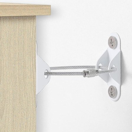 Möbelankare för barnsäkring, jordbävningsband Anti-tipp Möbelankare Säkring Håll Barn Husdjur Säkra Förebygg Fallande Möbel