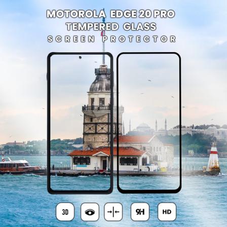 Motorola Edge 20 Pro - Härdat Glas 9h - Super Kvalitet 3d