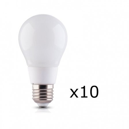 LED-lamppu E27 10W 230V 6000K 10-pakkaus, Kallvit