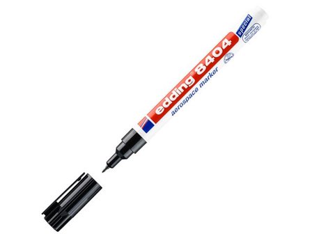 edding Märkpenna 8404 Aerospace extra tunn 0,75 mm linjebredd, svart - Lyreco - Kontorsmaterial - Pennor - Märkpennor - Rund spets