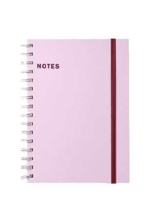 Åhléns Home Linjerad anteckningsbok KIT A5 Block & anteckningsböcker Rosa ONESIZE