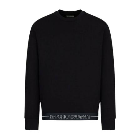 Emporio Armani Sweatshirts svart, Herr, Herr, Storlek: L