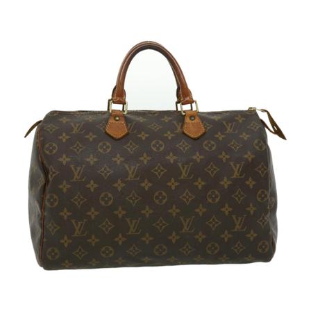 Louis Vuitton Vintage, Pre-owned Speedy 35 Monogram Handbag Bruin, Dames, Maat:ONE Size