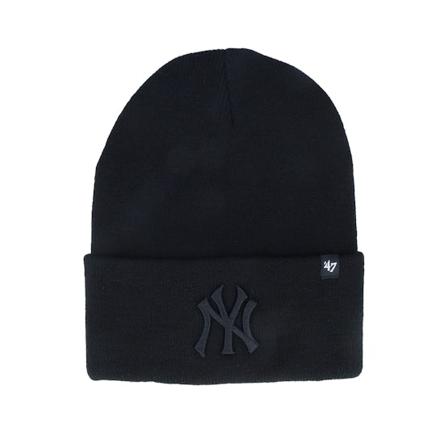 47 Brand - MLB Svart cuff Lue - New York Yankees MLB Haymaker 47 Knit Black Cuff @ Hatstore