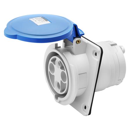 Gewiss Industrikontakt innfelt 63A 2Pol+J 230V 6H IP44 GW63216H