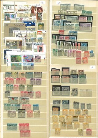 Canada - Postfrisk, ubrugt og stemplet samling 1870-1978