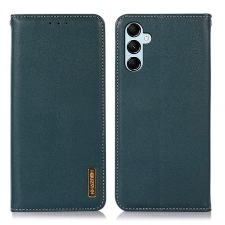 KHAZNEH Samsung Galaxy S26 / S26 Pro Plånboksfodral Äkta Läder - Grön