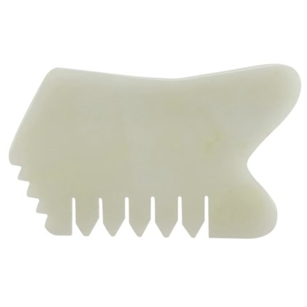 Jade Gua Sha Kam, Spa Akupunkturterapi Stimulerande Punkter Ansikte Armar Fotvård