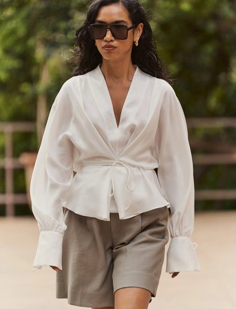 Twist & Tango Ayla Shorts - Khaki green - 42