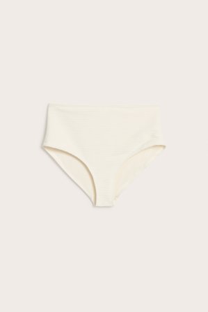 Kappahl | Majtki od bikini z wysokim stanem Offwhite 2XL | Offwhite