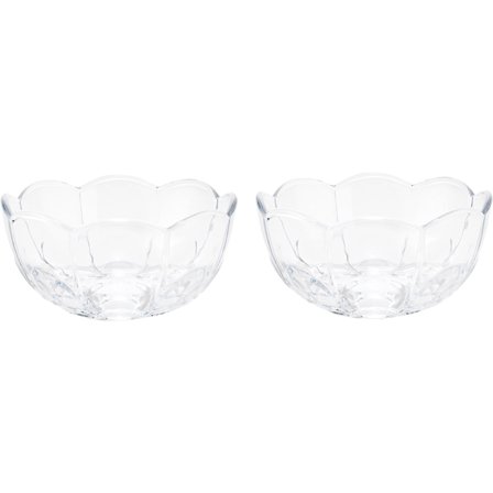 Holmegaard Lily skål, klar, 13 cm, 2 stk. | KitchenOne