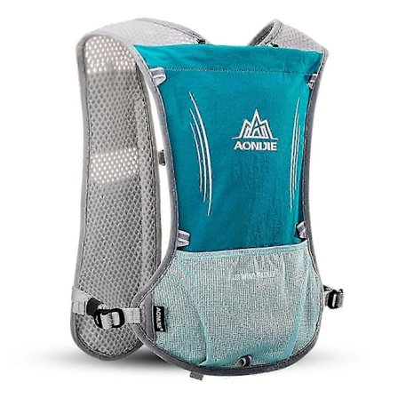 Aonijie Premium Heijastava Liivi Urheilullinen Vedenpullo Reppu Juoksuun Pyöräilyyn Vaatteet Naisille Miehille Turvallisuusvarusteet Taskulla 