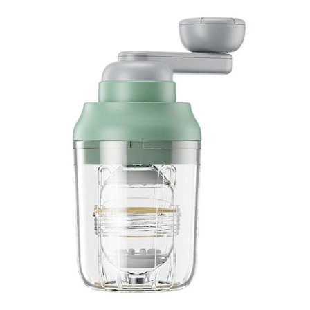 Manuel æggeryster, æggecentrifuge til hårdkogte æg, ægblander, køkkenredskab æggecentrifuge grøn