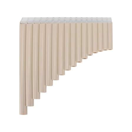 Panfløyte C-tone med pappetui for barn, voksne, nybegynnere og lærere Beige 16 rør