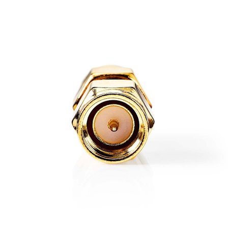 SMA Adapter | SMA Hane | SMA Hane | Guldplaterad | 50 Ohm | Rak | Koppar | Guld | 2 st. | Låda