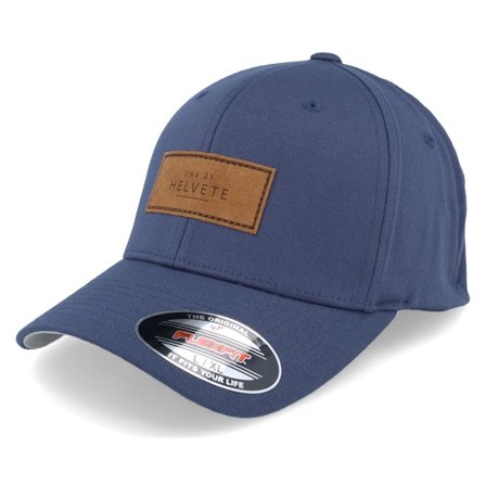 Kränkt! - Blauw flexfit Cap - Dra Åt Helvete Patch Navy Flexfit Wooly Combed @ Hatstore