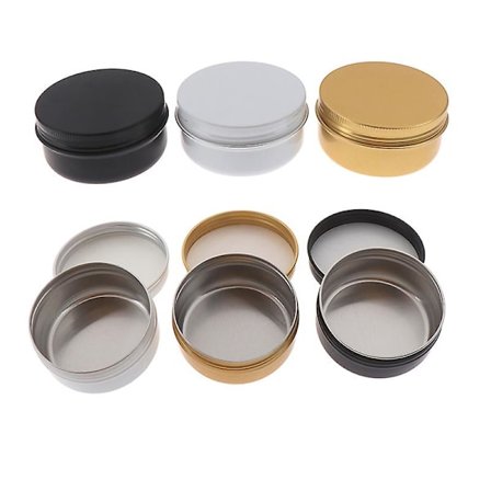 57*27mm Färgglada Aluminiumburkar med Gänga