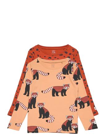 Top 2 Pack Red Panda Dots Patterned Lindex