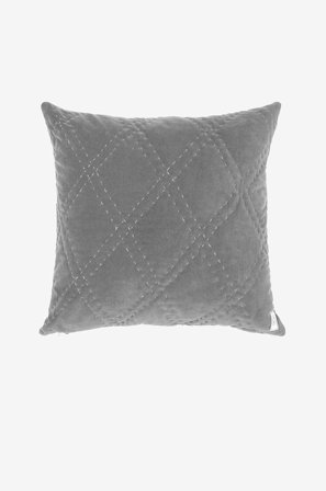 Borås Cotton - Tyynynpäällinen Marseille - Harmaa - Koristetyynyt & tyynynpäälliset - 70X100 - - Homeroom