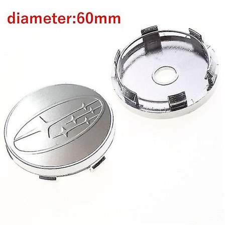 4 stk 60 mm Bilstyling Hjul Dæk Center Navkapsler Til Subaru Sti Wrx Forester Outback Impreza Legacy Xv Tribeca Tilbehør Shry