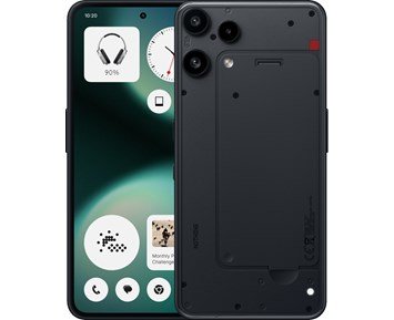 Nothing-Phone (3a) Lite 8+128 Black - EU-Nothing Phone (3a) Lite med Glyph-lys og 50 MP kamera-Phones-Nothing mobiltelefon