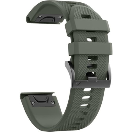 Armband Fenix ​​5X Easy Fit 26mm Largeur Armband och Silikon Souple Kompatibel Garmin Fenix ​​5X / Fenix ​​3 / Fenix ​​3 HR / Fenix ​​6X / Fenix ​​6X 