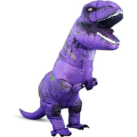 Oppustelig Dinosaur Kostume Voksen, Dinosaur Oppustelig Kostume til Voksen