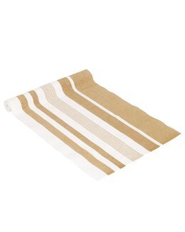 Kaitaliina Petter raidallinen Kauran beige