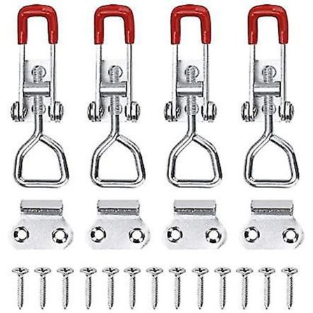 4 stk. Toggle Catch Låse Justerbare Metal Klemme