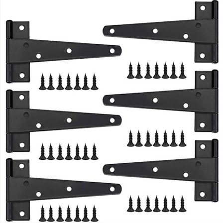 Möbelgångjärn, 6 st tunga dörrgångjärn 6 tum rostfritt stål platta gångjärn