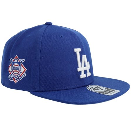 47 Brand - Azul snapback Gorra - Los Angeles Dodgers MLB Sure Shot Captain Royal Snapback @ Hatstore