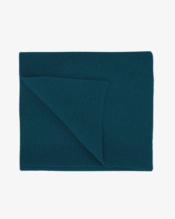 Merino Wool Scarf - Ocean Green - Female - One Size
