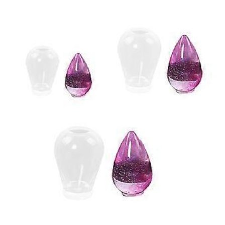 Mini silikonform for epoksyharpiks håndverk, bærbar og utsøkt silikonform for å lage vanndråpe tilbehør