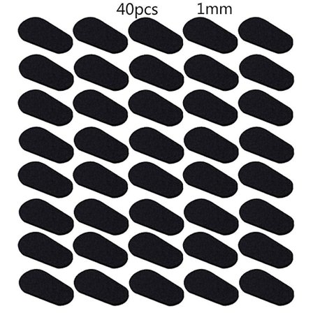 40 delar självhäftande nässkydd för glasögon, solglasögon, läsglasögon