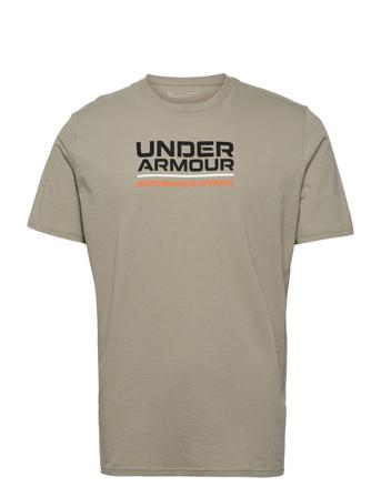 Ua Multicolor Box Logo Ss T-shirt Grå Under Armour