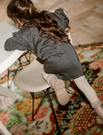 Daily 7 Sweatdress Longlseeve Print - Grey - 104