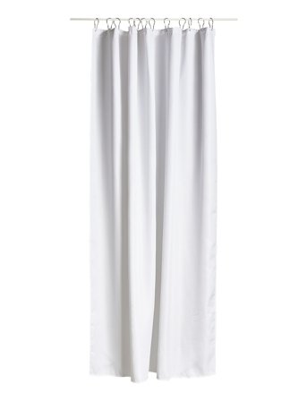 Zone Denmark Badeforhæng Lux - White - 200X180X0.5
