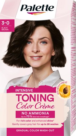 Schwarzkopf Tonings farve 3-0 Black Brown, Hår, Hårfarve, Toningsfarve