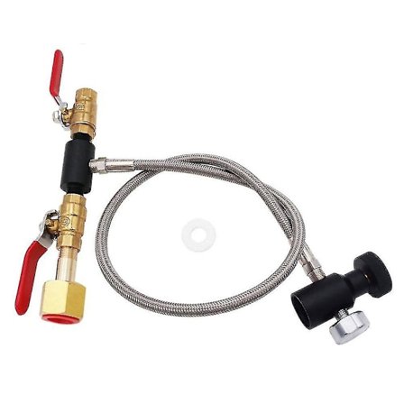 W21.8 CO2 Fylling Adapter Ladeadapter For Fylling Av Sodavannmaskin Tank Kanister (24 Tommer Med