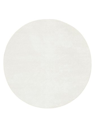 Lavable Alfombra Para Interiores/Exteriores Lisa Anna Blanco Redonda Pequeño Oeko-Tex