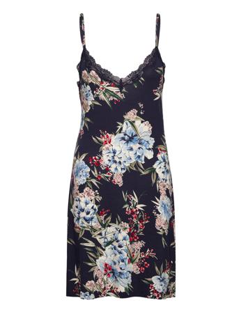 Nightdress Slip Aop Flower Nattlinne Multi/mönstrad Lindex