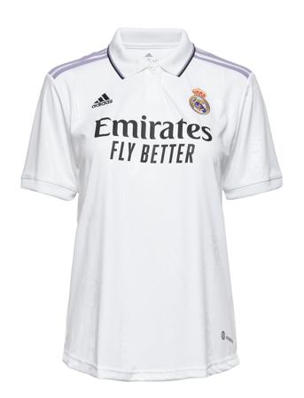 Real Madrid 22/23 Home Jersey T-Shirts & Tops Football Shirts Hvid Adidas Performance